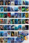 Deniz Canlıları Temalı 54 Adet Duvar Poster Seti Oda Dekoru (GGK-K093)