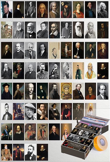 Dünyanın En Etkili 63 İnsanı Temalı 63 Adet Duvar Poster Seti Oda Dekoru