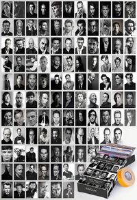 Yabancı Aktörler Temalı 108 Adet Duvar Poster - Kolaj Seti Oda Dekoru