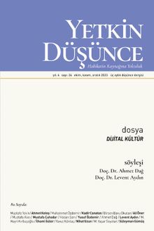 Yetkin Düşünce: 24. Sayı Ekim-Kasım-Aralık 2023