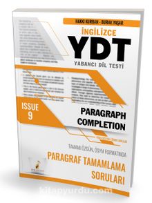 YDT İngilizce Paragraph Completion Issue 9