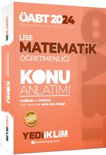 2024 ÖABT Lise Matematik Öğretmenliği Konu Anlatımı 