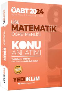 2024 ÖABT Lise Matematik Öğretmenliği Konu Anlatımı 