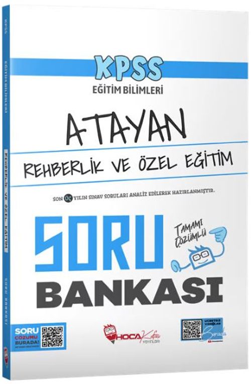 KPSS Eğitim Bilimleri Rehberlik ve Özel Eğitim Atayan Soru Bankası Çözümlü 