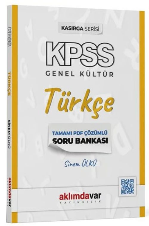 KPSS Türkçe Kasırga Soru Bankası Tamamı PDF Çözümlü 