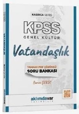 KPSS Vatandaşlık Kasırga Soru Bankası Tamamı PDF Çözümlü 