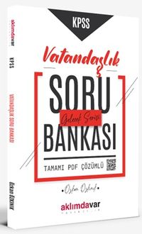 KPSS Vatandaşlık Soru Bankası Tamamı PDF Çözümlü 