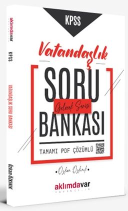 KPSS Vatandaşlık Soru Bankası Tamamı PDF Çözümlü 