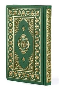 Kur'an-ı Kerim Mühürlü, Küçük Boy Yaldızlı Termo Cilt (Yeşil Renk-1453)
