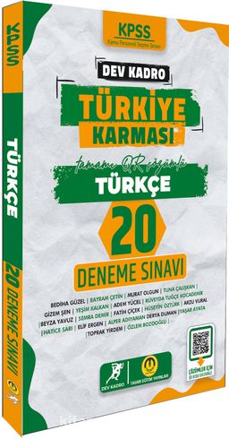 2024 KPSS Türkiye Karması Türkçe  20 Deneme