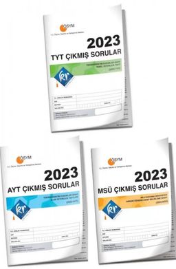 2023 TYT - AYT - MSÜ Çıkmış Sorular Tıpkı Basım Kitapçığı