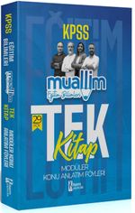 2024 KPSS Muallim Eğitim Bilimleri Tek Kitap Modüler Konu Anlatım Föyleri