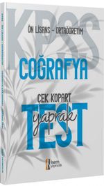 2024 KPSS Ortaöğretim Önlisans Coğrafya Çek-Kopart Yaprak Test