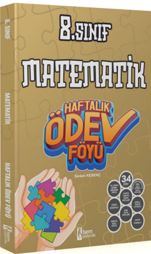2024 Toys 8. Sınıf Matematik Haftalık Ödev Föyü (Serkan Kebenç