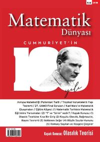 Matematik Dünyası Dergisi Sayı:118