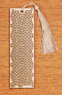 Ahşap Ayraç - Osmanlı Desen - Kayın