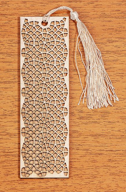 Ahşap Ayraç - Osmanlı Desen - Kayın