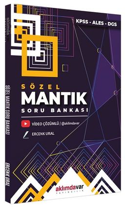 KPSS ALES DGS Sözel Mantık Soru Bankası Video Çözümlü