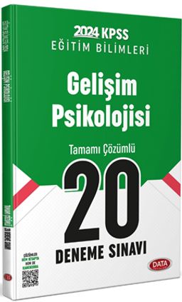 2024 KPSS Eğitim Bilimleri Gelişim Psikolojisi Tamamı Çözümlü 20 Deneme Sınavı