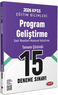 2024 KPSS Eğitim Bilimleri Program Geliştirme Tamamı Çözümlü 15 Deneme Sınavı