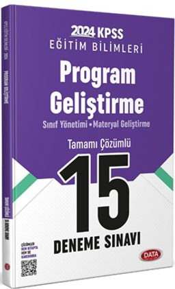2024 KPSS Eğitim Bilimleri Program Geliştirme Tamamı Çözümlü 15 Deneme Sınavı