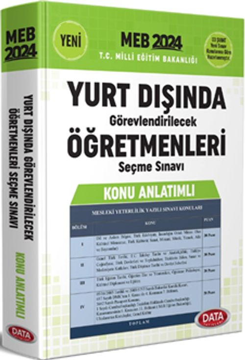 2024 Milli Eğitim Bakanlığı Yurt Dışında Görevlendirilecek Öğretmenleri Seçme Sınavı Konu Anlatımlı