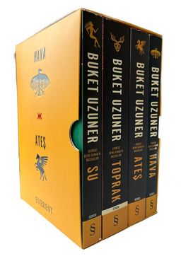 Uyumsuz Defne Kaman'ın Maceraları Hava - Su - Toprak - Ateş (Tabiat Dörtlemesi Kutulu Set)