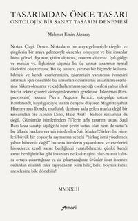 Tasarımdan Önce Tasarı & Ontolojik Bir Sanat Tasarım Denemesi