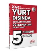 MEB 2024 Yurt Dışında Görevlendirilecek Öğretmenleri Seçme Sınavı Tamamı Çözümlü  5 Deneme Sınavı 