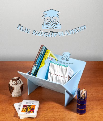 Masaüstü İlk Kütüphanem - Havai Mavi (BK-KT006)	