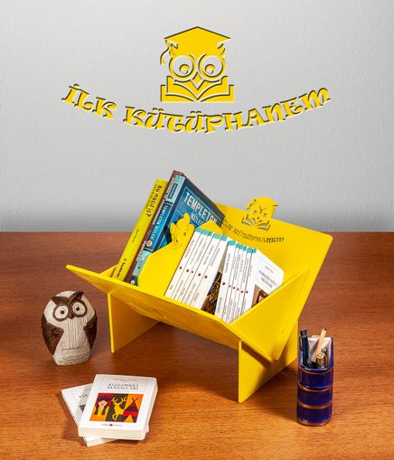 Masaüstü İlk Kütüphanem - Sarı (BK-KT008)