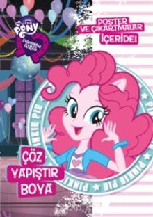 MLP EQ Girls Çöz Yapıştır Boya - Pinkie Pie