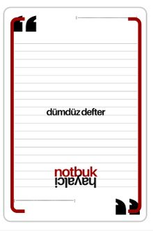 Dümdüz Defter Ajanda - Notbuk & Hayalci Notbuk
