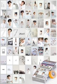 BTS Temalı 72 Adet Duvar Poster - Kolaj Seti Oda Dekoru