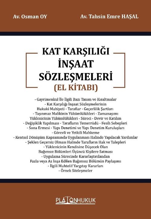 Kat Karşılığı İnşaat Sözleşmeleri (El Kitabı)