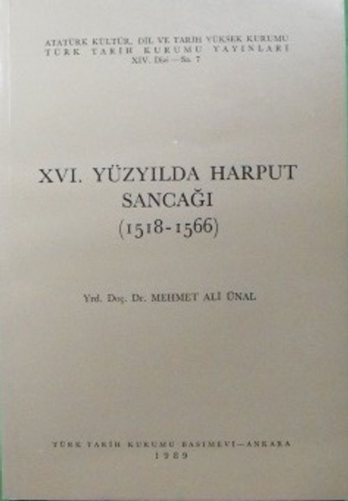 XVI. Yüzyılda Harput Sancağı (1518-1566) / 13-Z-98