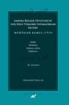 Amerika Birleşik Devletleri'ne G&ouml;&ccedil; Eden T&uuml;rklerin Yayımladıkları İlk Eser Muhtasar Kamus (1919)