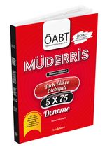ÖABT Müderris Türk Dili Edebiyatı 5x75 Tamamı Çözümlü Deneme