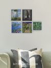 Full Frame Duvar Sanatları - Claude Monet Mini Kanvas Set 5'li - (FF-DS310)