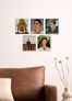 Full Frame Duvar Sanatları - Frida Kahlo- Mini Kanvas Set 5li - (FF-DS312)