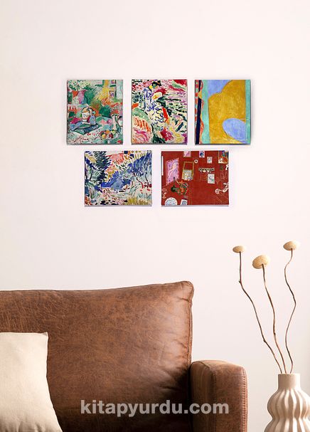 Full Frame Duvar Sanatları - Henri Matisse - Mini Kanvas Set 5'li (FF-DS314)