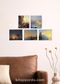 Full Frame Duvar Sanatları - İvan Ayvazovski - Mini Kanvas Set 5'li  (FF-DS315) 