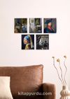 Full Frame Duvar Sanatları - Johannes Vermeer - Mini Kanvas Set 5'li - (FF-DS317)