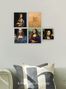 Full Frame Duvar Sanatları - Leonardo Da Vinci - Mini Kanvas Set 5'li (FF-DS318) 