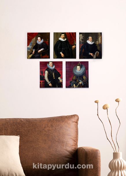 Full Frame Duvar Sanatları - Peter Paul Rubens - Mini Kanvas Set 5'li (FF-DS322) 