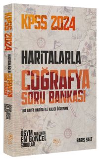 2024 KPSS Haritalarla Coğrafya Soru Bankası 