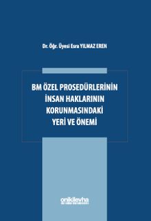 BM Özel Prosedürlerinin İnsan Hakları Korumasındaki Yeri ve Önemi