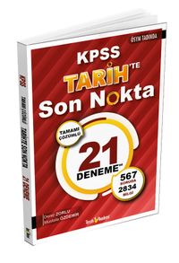 KPSS Tarihte Son Nokta 21 Çözümlü Deneme
