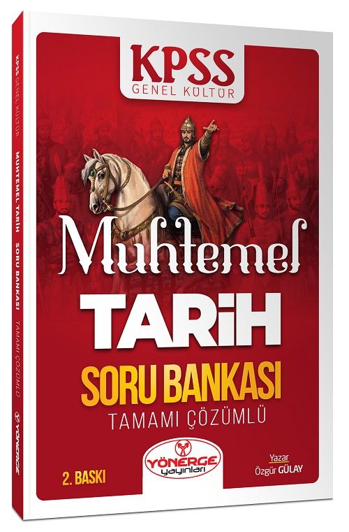 KPSS Tarih Tutturan Soru Bankası Tamamı Çözümlü