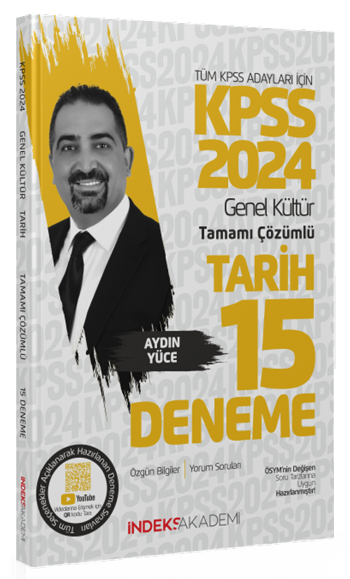 2024 KPSS Genel Kültür  Tamamı Çözümlü Tarih 15 Deneme